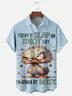 Moisture-wicking Busy Duck Chest Pocket Hawaiian Shirt