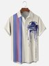 Moisture-wicking Technology Space Robot Star Art Wars Chest Pocket Bowling Shirt