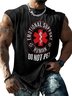 Mens Crewneck Tank Tops Do Not Pet Beach Sleeveless Shirt