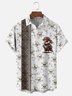 Moisture-wicking Pirate Parrot Chest Pocket Hawaiian Shirt