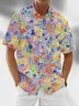 Moisture Wicking Floral Chest Pocket Casual Hawaiian Shirt
