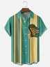 Moisture Wicking Beer Gator Chest Pocket Bowling Shirt