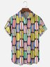 Moisture Wicking Hot Dog Chest Pocket Hawaiian Shirt