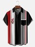 Moisture-wicking Breathable Chicken Chest Pocket Bowling Shirt