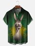 Moisture-wicking Funny Donkey Chest Pocket Casual Shirt