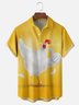 Moisture Wicking Funny Chicken Chest Pocket Hawaiian Shirt