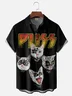 Moisture-wicking Rock Cats Chest Pocket Casual Shirt