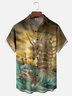 Hardaddy X Artist John Nelson Moisture-wicking Seahorse Sailing Boat Chest Pocket Hawaiian Shirt