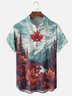 Moisture-wicking Canada Day Chest Pocket Casual Shirt