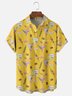 Tall Size Moisture Wicking Cocktail Chest Pocket Hawaiian Shirt
