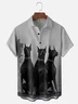 Moisture-wicking Cool Doberman Chest Pocket Hawaiian Shirt