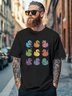 Hardaddy x Hardaddy x Coffee Man Men's Fun Art Variety Duck Fitted T-shirts