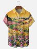 Hardaddy X Artist Neika Moisture-wicking Landscape Forest Chest Pocket Hawaiian Shirt