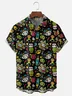 Hardaddy X Artist Walmazan Moisture-wicking Mexican Skull Chest Pocket Hawaiian Shirt