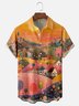 Hardaddy X Neika Moisture-wicking Landscape Forest Chest Pocket Hawaiian Shirt