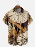 Hardaddy x Stephen Wade Moisture Wicking Tropical Plants Palm Leaves Chest Pocket Hawaiian Shirt