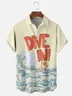 Hardaddy x Stephen Wade Moisture Wicking Beach Fun Lettering Chest Pocket Hawaiian Shirt