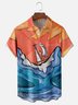 Hardaddy x Stephen Wade Moisture wicking Abstract painting Waves Sailing boat Chest Pocket Hawaiian Shirt