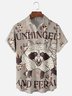 Hardaddy x Kimprut Imut Moisture Wicking Raccoon Lettering Chest Pocket Hawaiian Shirt
