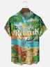 Moisture-wicking Palm Tree Officially Retired Chest Pocket Hawaiian Shirt