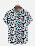 Moisture-wicking Eyeballs Chest Pocket Casual Shirt