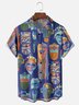 Moisture-wicking Tiki Chest Pocket Hawaiian Shirt