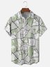 Moisture-wicking Artistic Abstract Chest Pocket Casual Shirt