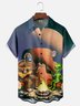 Hardaddy x Stephen Wade Moisture Wicking Alien Bigfoot Chest Pocket Hawaiian Shirt