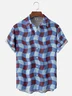 Moisture-wicking Plaid Chest Pocket Casual Shirt