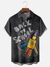 Moisture Wicking Back to School Chest Pocket Hawaiian Shirts