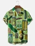 Moisture-wicking Sour Pickle Chest Pocket Casual Shirt
