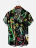 Moisture-wicking Oktoberfest Fun Beer Art Chest Pocket Casual Shirt