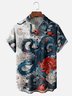 Tall Size Moisture-wicking Octopus Chest Pocket Hawaiian Shirt