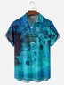 Moisture-wicking Halloween Ghost Chest Pocket Casual Shirt