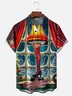 Moisture-Wicking Christmas Christmas Story Leg Lamp Chest Pocket Hawaiian Shirt