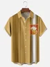 Hardaddy x Eduely Moisture-wicking Fun Beer Sheep Chest Pocket Casual Shirt
