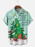 Moisture Wicking How the Grinch Stole Christmas WHOVILLE Chest Pocket Hawaiian Shirt