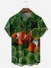 Moisture-wicking Coral Reef Clownfish Art Chest Pocket Hawaiian Shirt