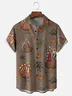 Moisture-wicking Thanksgiving Turkey Chest Pocket Casual Shirt