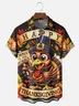 Moisture-wicking Thanksgiving Turkey Chest Pocket Casual Shirt