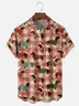 Moisture-wicking Christmas Dachshund Chest Pocket Casual Shirt