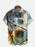 Hardaddy X Clemens Niewoehner Moisture-wicking Geomatric Chest Pocket Casual Shirt