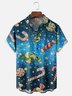 Moisture Wicking Merry Christmas Candy Cane Lollipop Chest Pocket Hawaiian Shirt