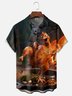 Moisture-wicking Thanksgiving Turkey Funny Chest Pocket Casual Shirt