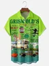 Moisture Wicking Christmas Griswold Chest Pocket Hawaiian Shirt